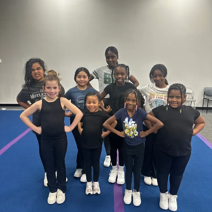 Working Bees cheerleading team at EPIC Cheer & Dance Academy
